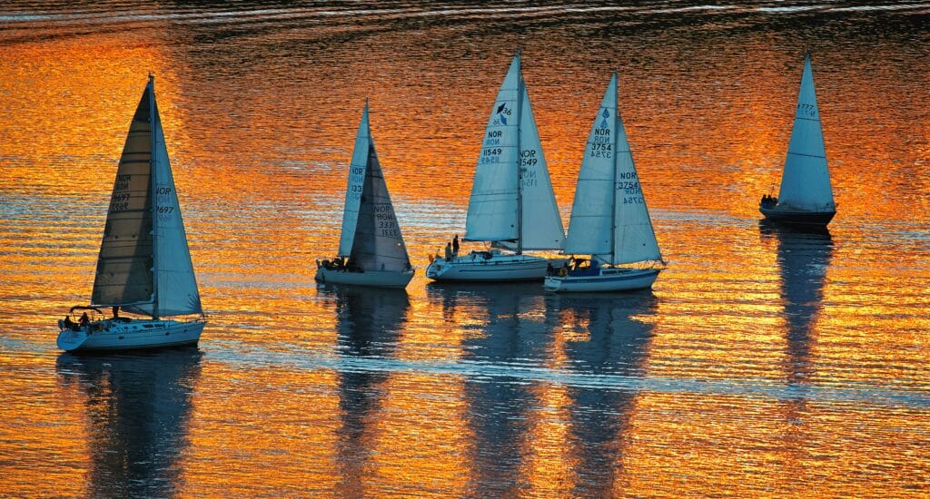 sailboats